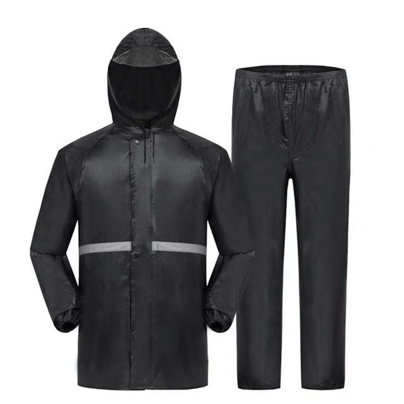 Summer Rain Clothing - معطف مقاوم للماء بغطاء رأس وبنت