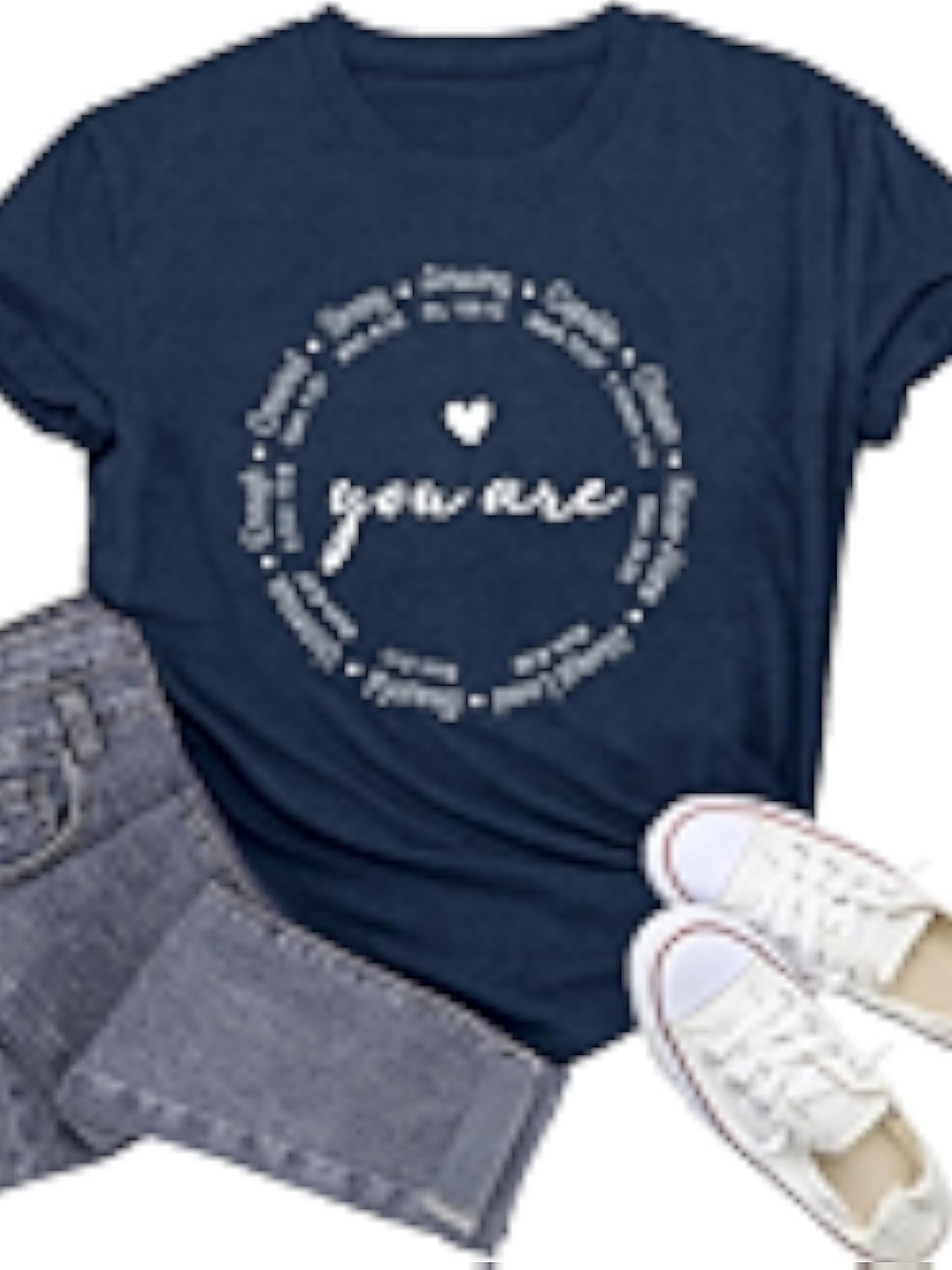 Summer Clothing Must Haves - تي شيرت نسائي بأكمام قصيرة مقاس