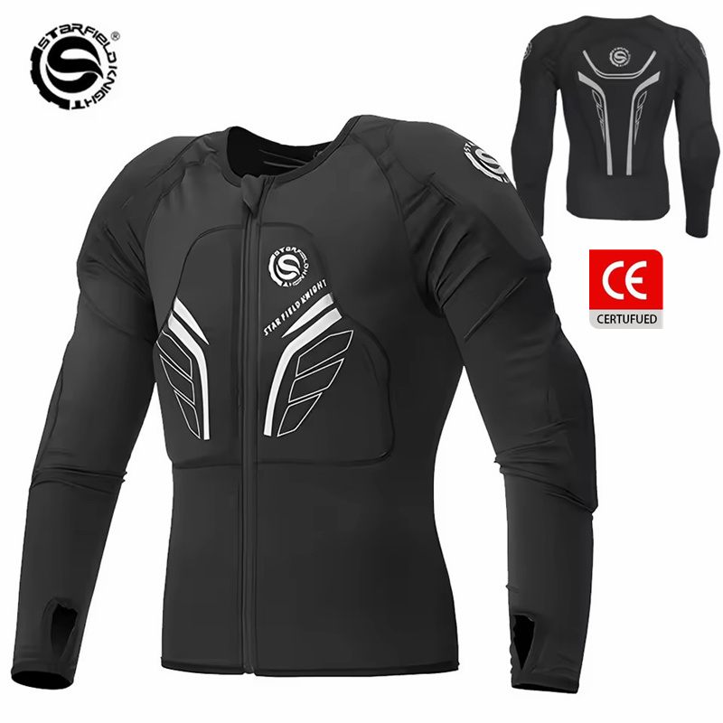 Summer Knights Clothing - سترة دراجات نارية سوداء من SFK،