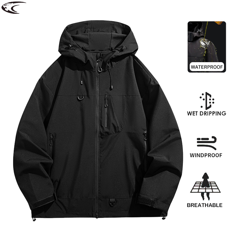 Summer Rain Clothing - سترة LNGXO للجنسين مقاومة للماء والرياح