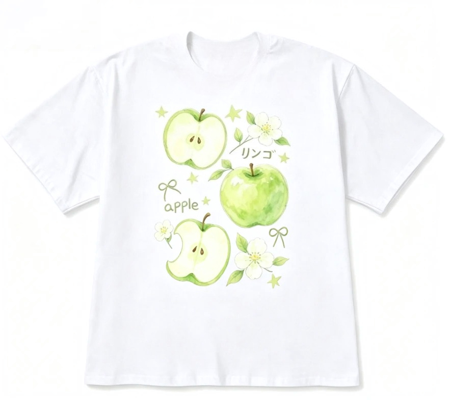 ملابس نسائية بطبعة تفاح على طر - مراجعة Summer Clothing Reviews وسعره