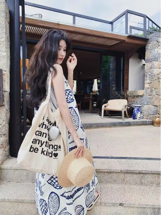 فستان صيفي فضفاض بقصة A-Line ب - مراجعة Summer Clothing Tagline وسعره