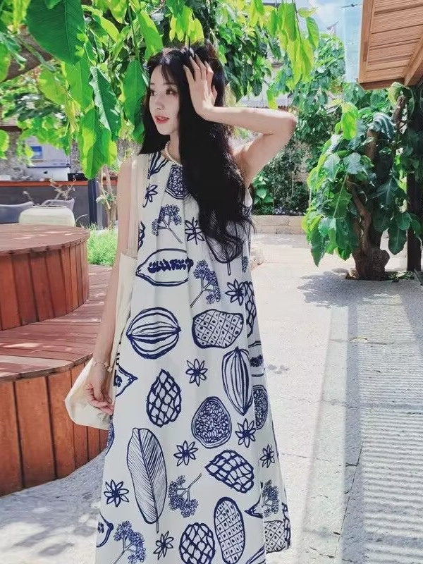 فستان صيفي فضفاض بقصة A-Line ب - مراجعة Summer Clothing Tagline وسعره