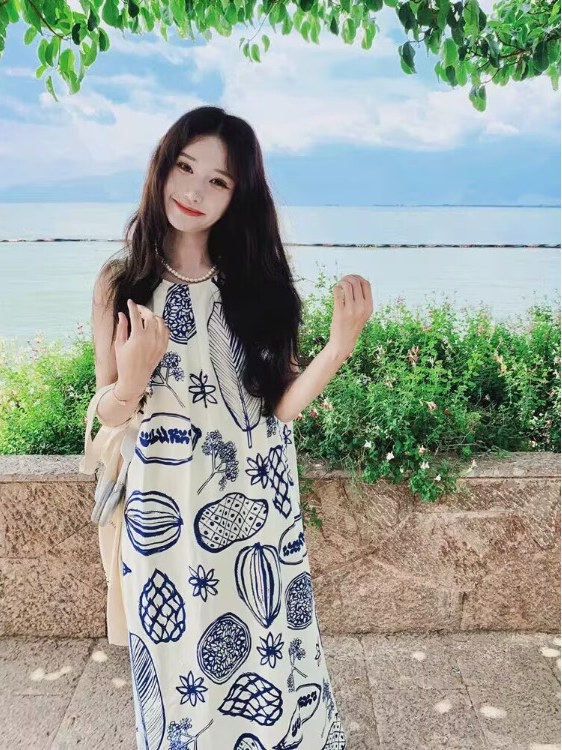 فستان صيفي فضفاض بقصة A-Line ب - مراجعة Summer Clothing Tagline وسعره