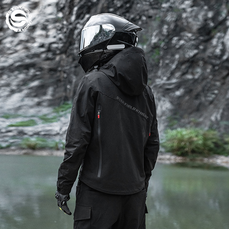 سترة دراجات نارية سوداء من SFK - مراجعة Summer Knights Clothing وسعره