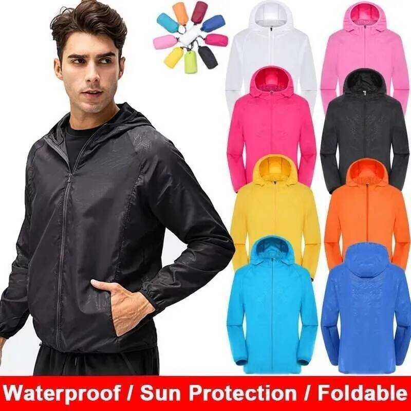 سترة مقاومة للماء للرجال والنس - مراجعة Summer Rain Clothing وسعره