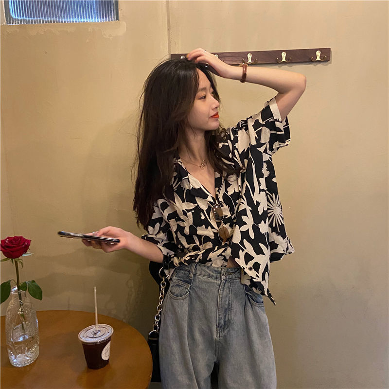 قميص صيفي جديد مطبوع فضفاض بأك - مراجعة Summer Youth Clothing وسعره