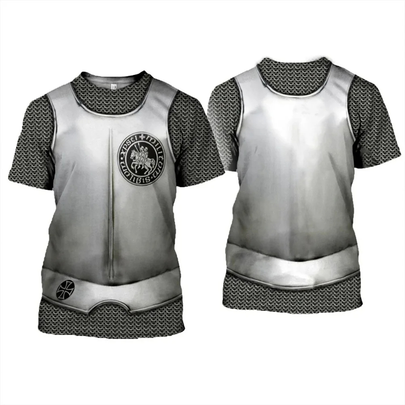 فرسان الرجال تيمبلار الرسم تيش - مراجعة Summer Knights Clothing وسعره