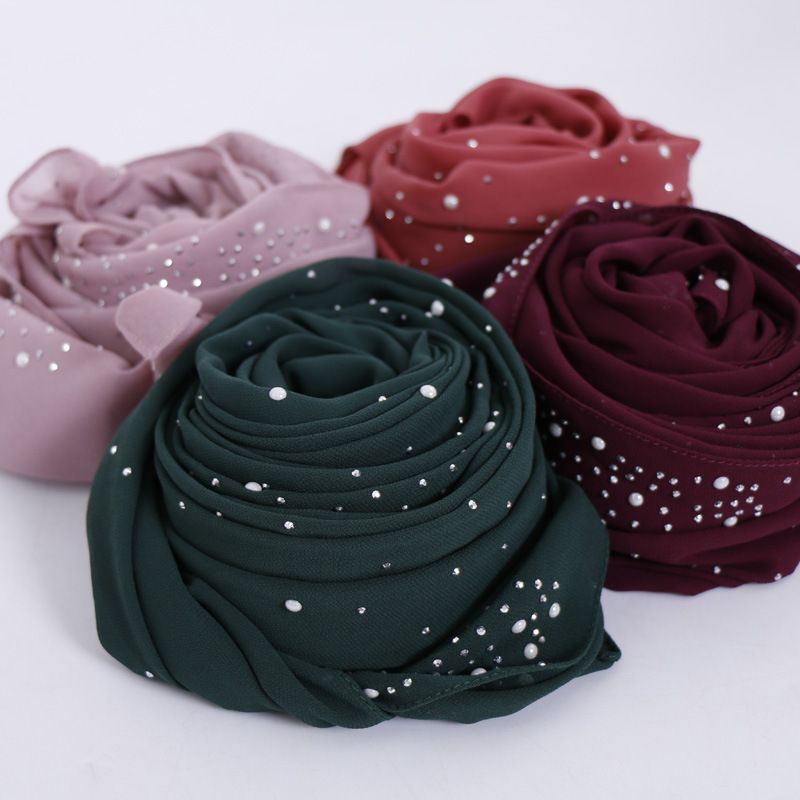 جديد عادي حبات الماس فقاعة الش - مراجعة Summer Clothing Hijab وسعره