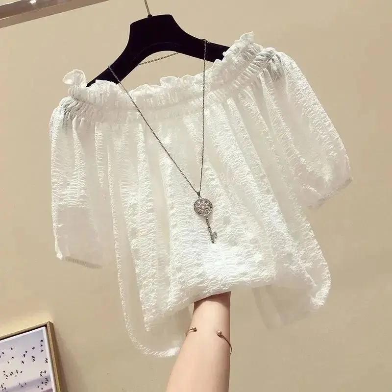 بلوفر شيفون بأكمام منتفخة ورقب - مراجعة Summer Rose Clothing وسعره
