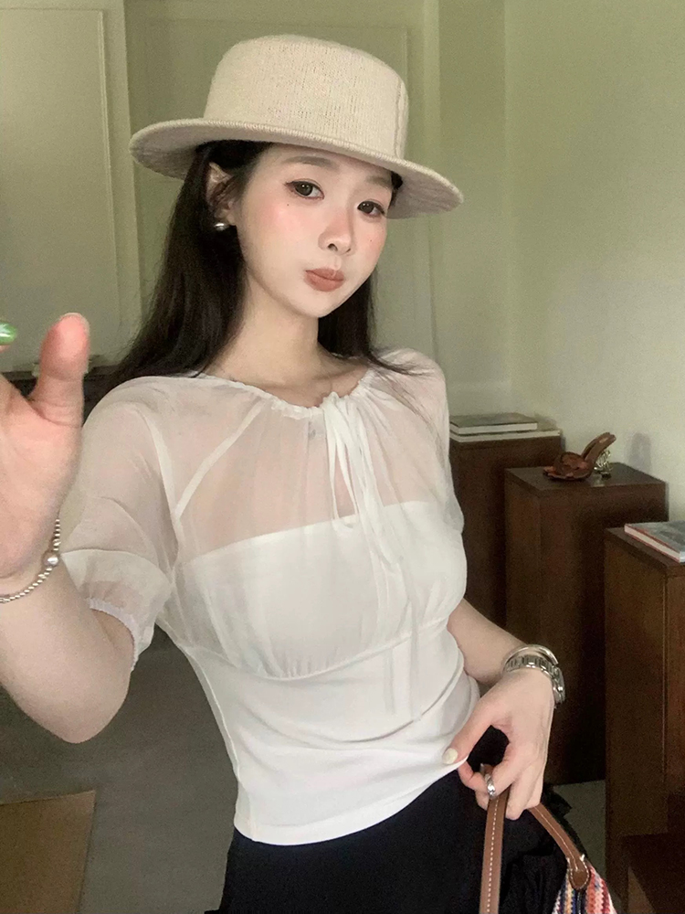 بلوزة من الحرير التوتي بأكمام  - مراجعة Summer Clothing Usa وسعره