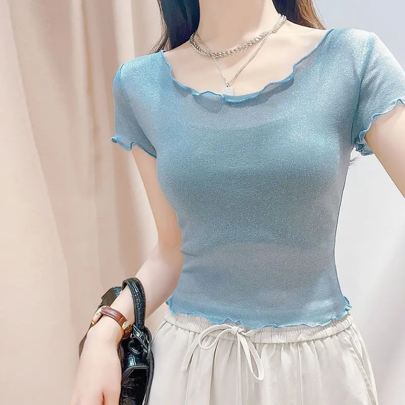 تي شيرت نسائي بأكمام قصيرة، بل - مراجعة Summer Clothing Reviews وسعره