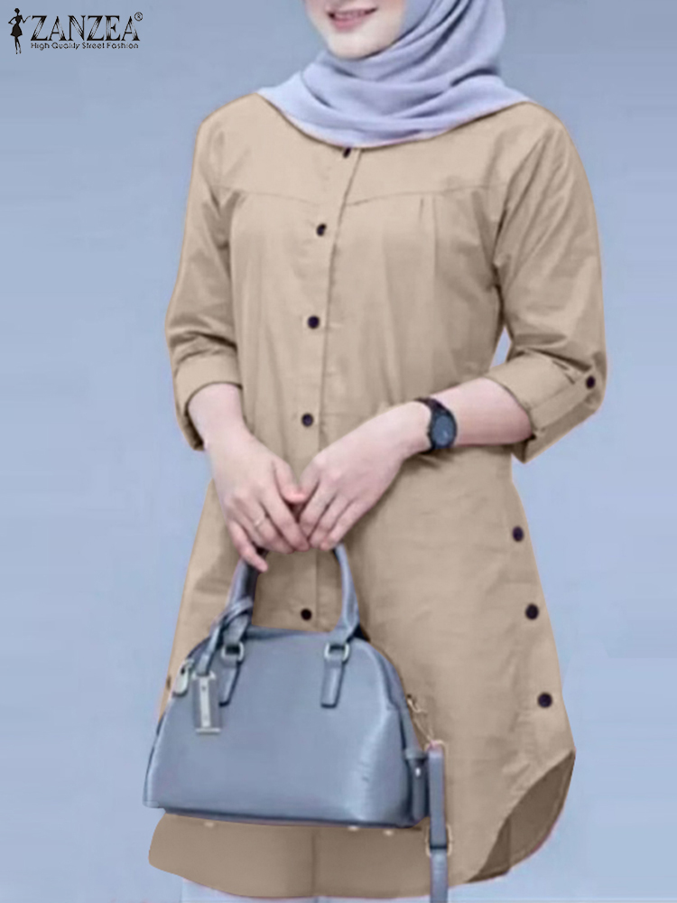2026 زانزيا بلوزة نسائية ربيعي - مراجعة Summer Clothing Hijab وسعره