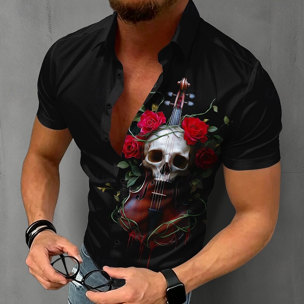 قميص رجالي قصير الأكمام بتصميم - مراجعة Summer Rose Clothing وسعره