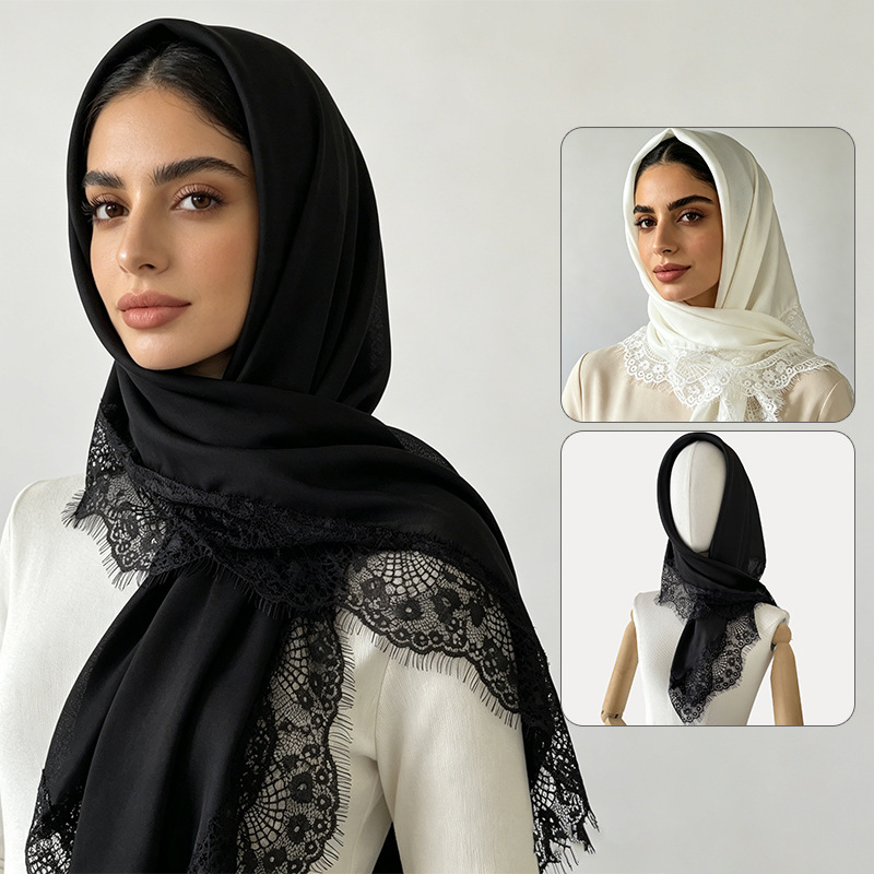 وشاح مربع 70x70 سم نسائي، حجاب - مراجعة Summer Clothing Hijab وسعره