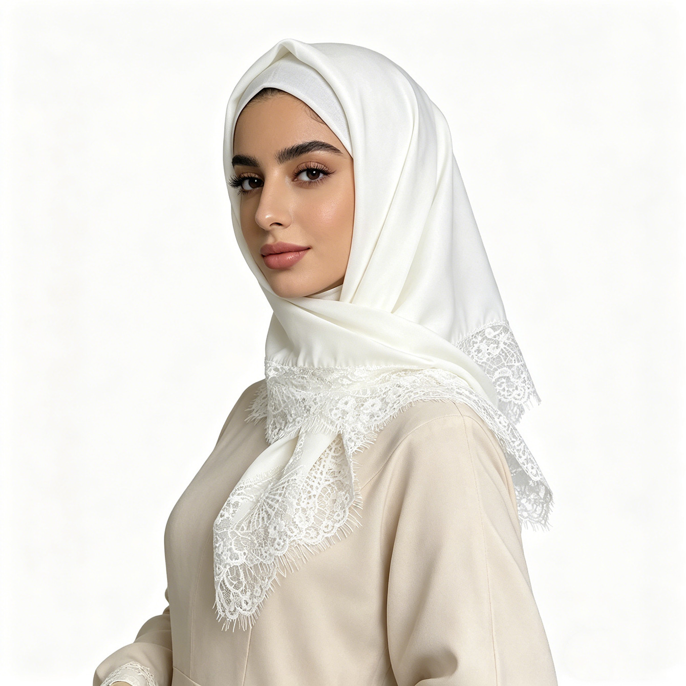 وشاح مربع 70x70 سم نسائي، حجاب - مراجعة Summer Clothing Hijab وسعره