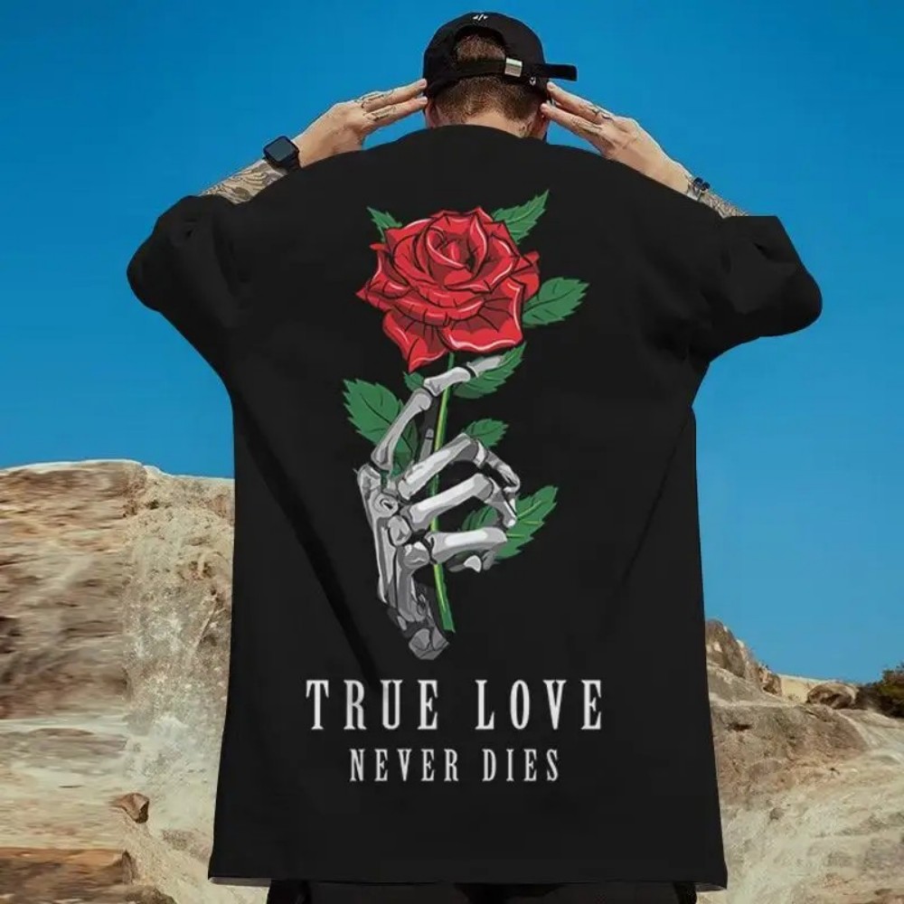 تي شيرت رجالي بطباعة ثلاثية ال - مراجعة Summer Rose Clothing وسعره