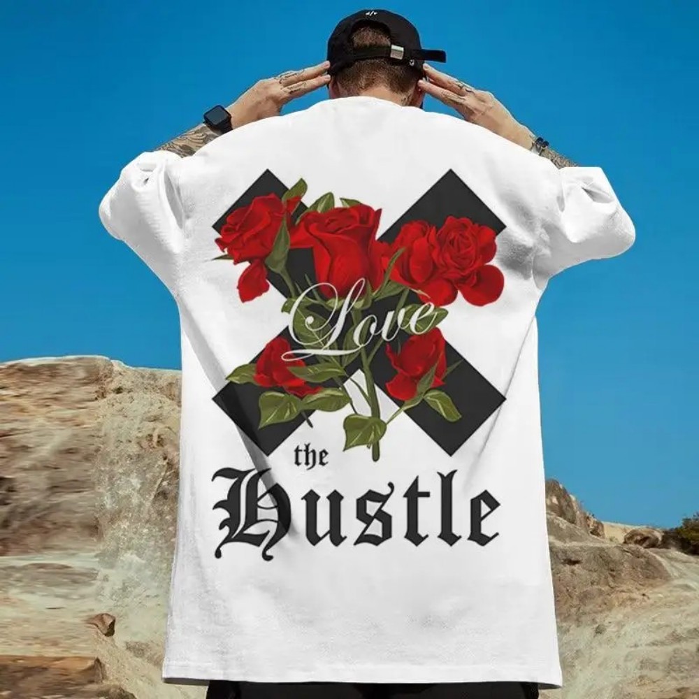 تي شيرت رجالي بطباعة ثلاثية ال - مراجعة Summer Rose Clothing وسعره
