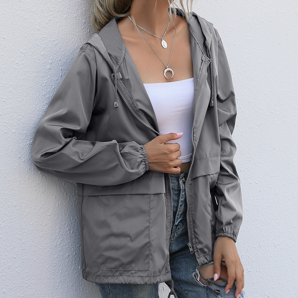 جاكيت نسائي سادة مقاوم للمطر 2 - مراجعة Summer Rain Clothing وسعره