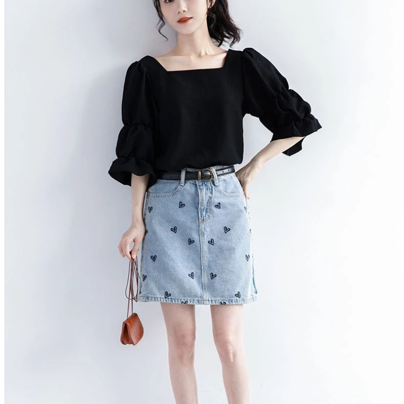 بلوزة نسائية كورية جديدة صيفية - مراجعة Summer Youth Clothing وسعره
