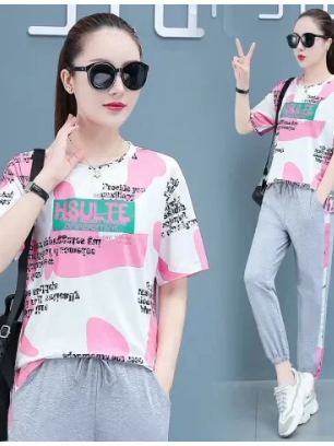 طقم صيفي جديد من قطعتين: بنطلو - مراجعة Summer Clothing Tagline وسعره