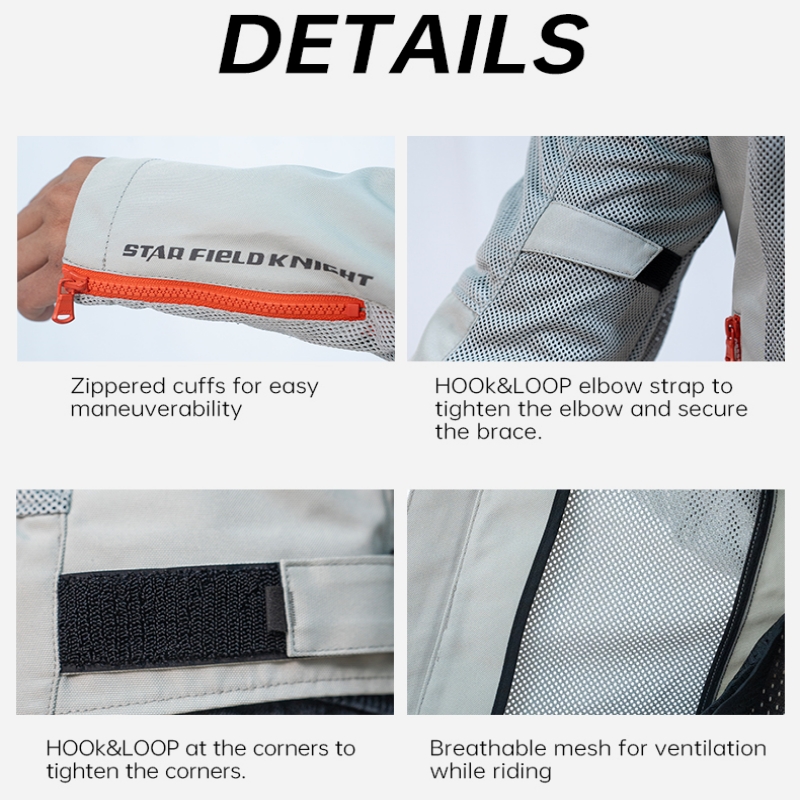 سترة ركوب الدراجات النارية للر - مراجعة Summer Knights Clothing وسعره