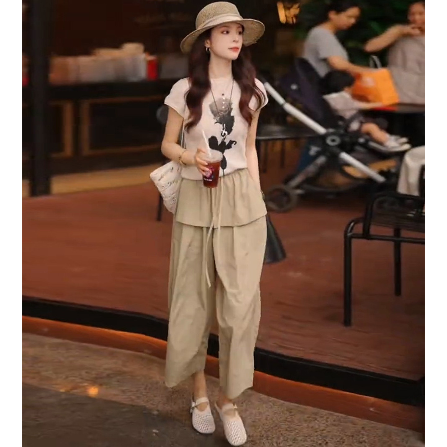 طقم نسائي صيفي من قطعتين: بلوز - مراجعة Summer Rose Clothing وسعره